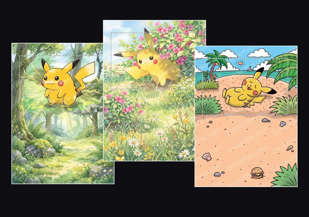 Pokémon 30th Pikachu single card overlays
