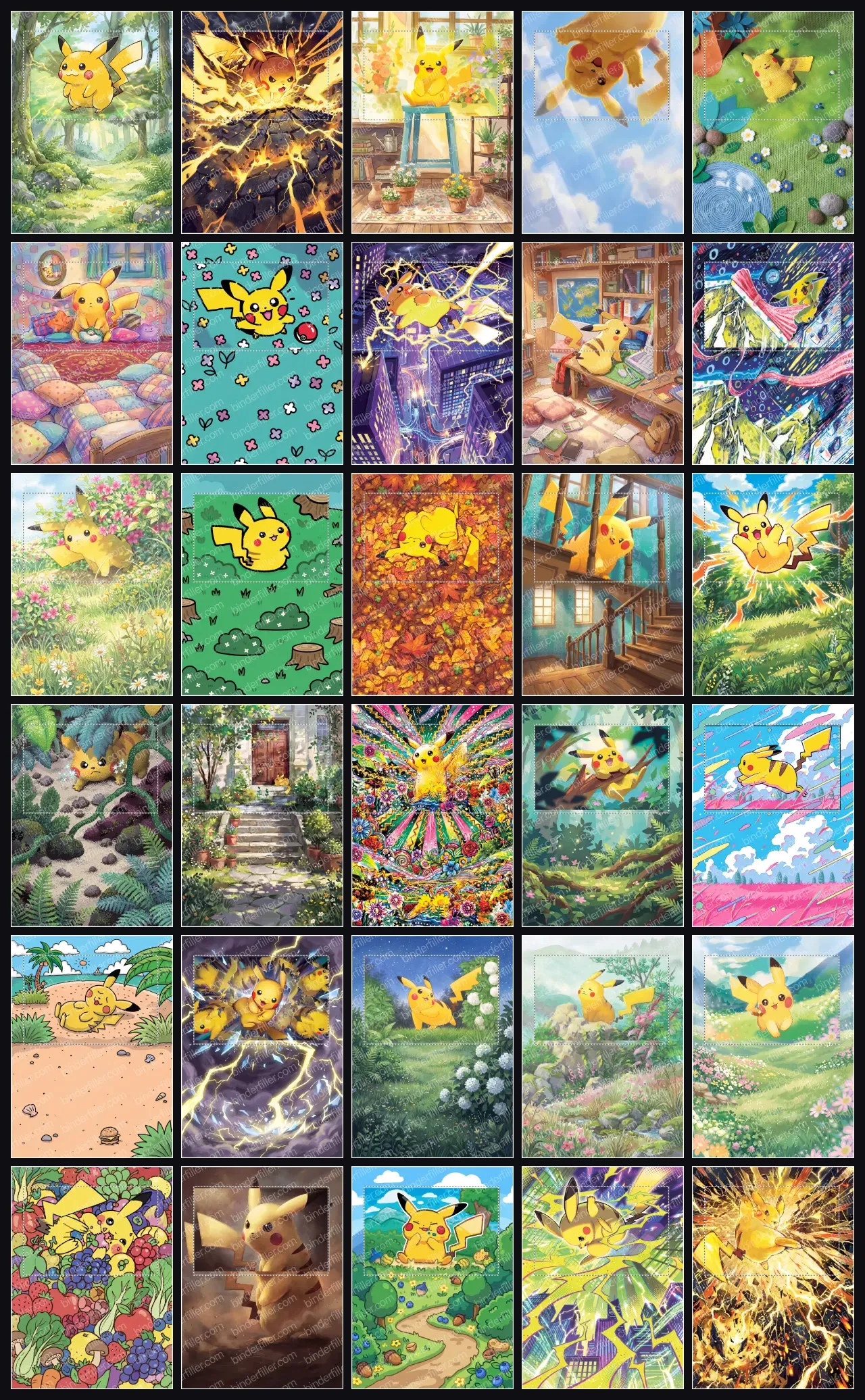 ALL 30 PIKACHU BUNDLE